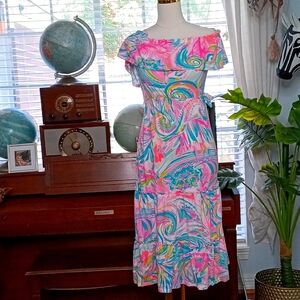 Lilly Pulitzer on or off shoulder dress